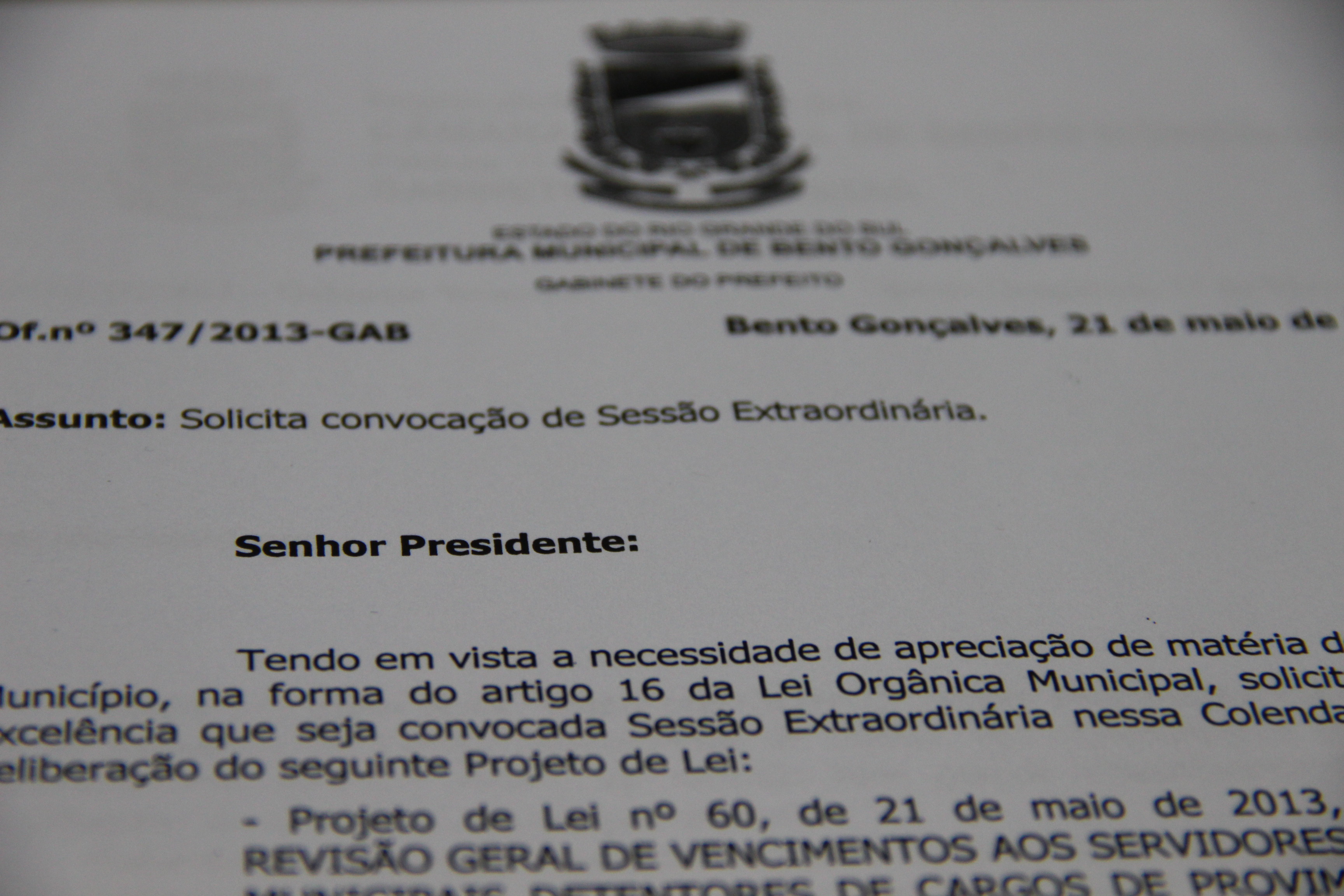 Câmara terá Sessão Extraordinária na quinta-feira para votar reajuste salarial para servidores