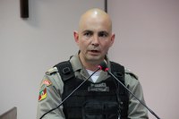 Comando da Brigada em Bento fala sobre segurança pública na Câmara