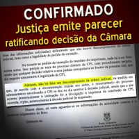Justiça ratifica conduta da Câmara sobre CPI das Fake News