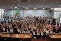 Estudantes da Escola Sagrado Coração de Jesus visitam a Câmara