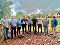 Frente Parlamentar em Defesa do Lago Fasolo visita obras 